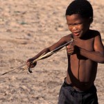 Bushman children arrested 